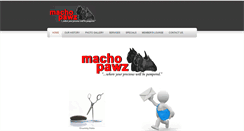 Desktop Screenshot of machopawz.com
